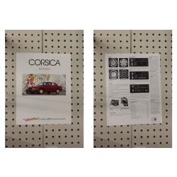 1989 Chevrolet Corsica Brochure  5 Pages