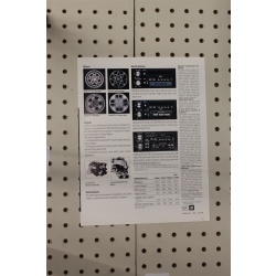 1989 Chevrolet Cavalier Brochure  5 Pages