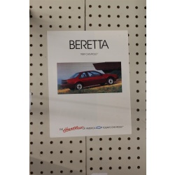 1989 Chevrolet Beretta Brochure  5 Pages