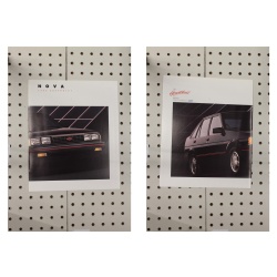 1988 Chevrolet Nova Brochure  18 Pages