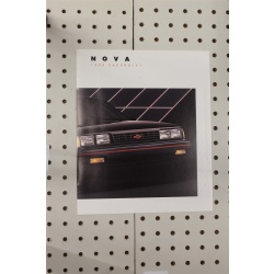 1988 Chevrolet Nova Brochure  18 Pages