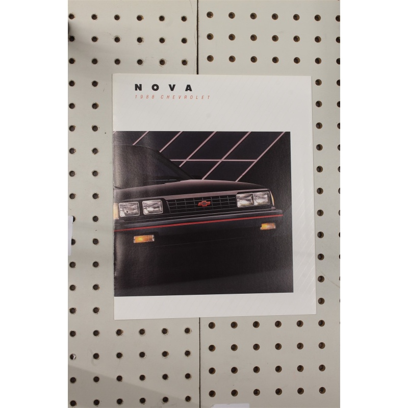 1988 Chevrolet Nova Brochure  18 Pages