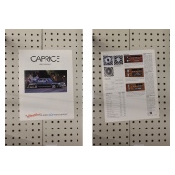 1989 Chevrolet Caprice Brochure  5 Pages
