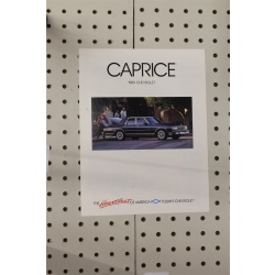 1989 Chevrolet Caprice Brochure  5 Pages