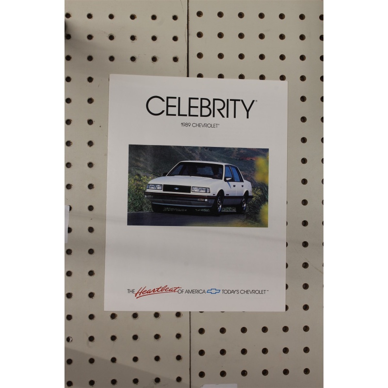 1989 Chevrolet Celebrity Brochure  5 Pages