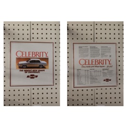1982 Chevrolet Celebrity Brochure  15 Pages