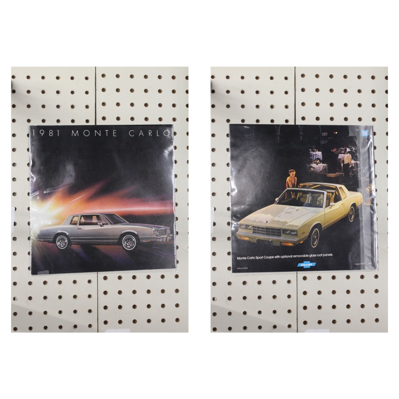 1981 Chevrolet Monte Carlo Brochure  15 Pages