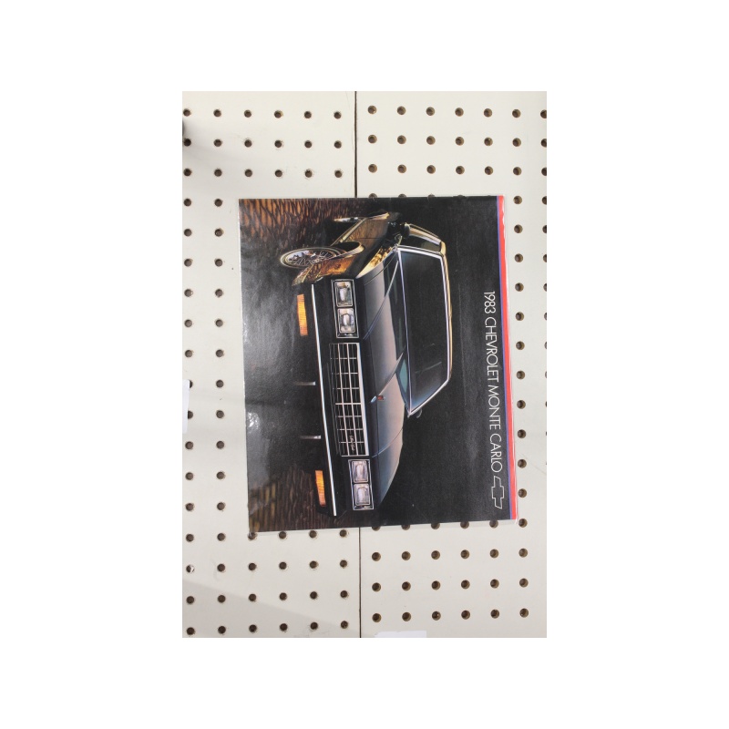 1983 Chevrolet Monte Carlo Brochure  10 Pages