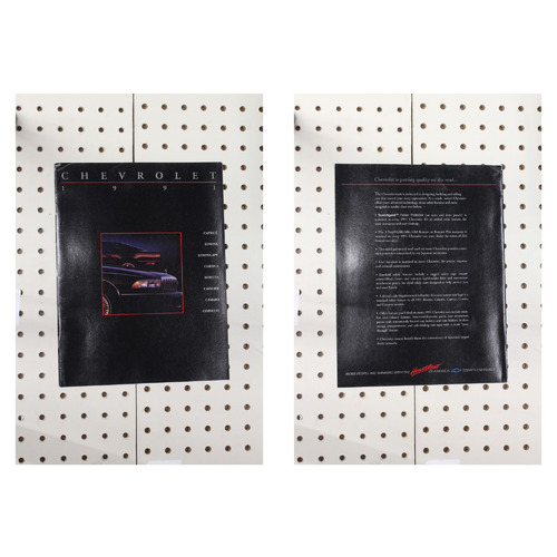 1991 Chevrolet  Brochure Lineup various models 17 Pages