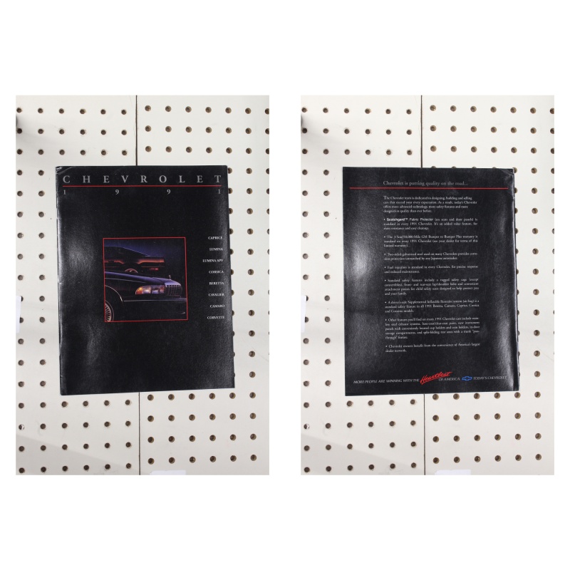 1991 Chevrolet  Brochure Lineup various models 17 Pages
