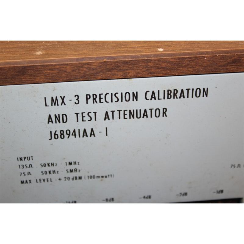 LMX-3 Precision Calibration And Test Attenuator J68941AA-1