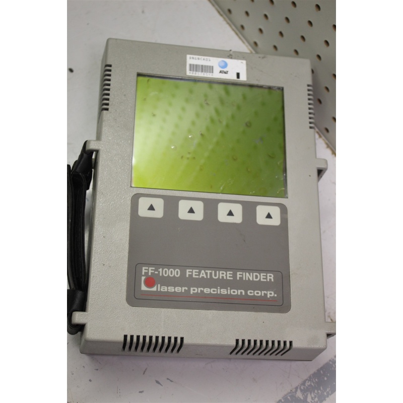 Laser Precision FF-1000 Handheld Feature Finder OTDR Fiber Optic Case Damaged