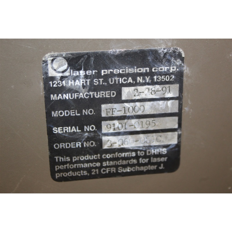 Laser Precision FF-1000 Handheld Feature Finder OTDR Fiber Optic Case Damaged