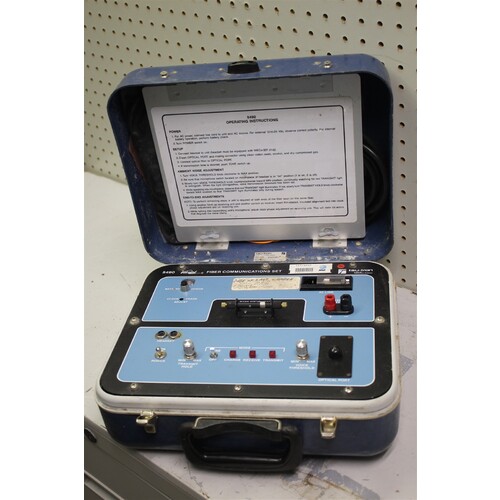 Tau-Tron General Signal Voicelink 5490 Fiber Communications Set