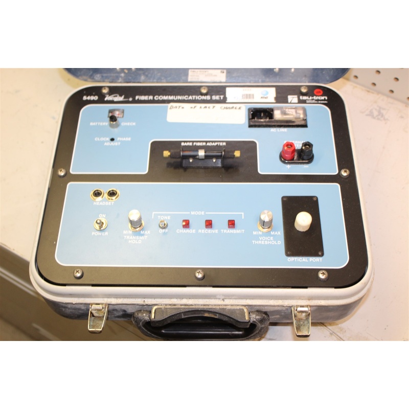Tau-Tron General Signal Voicelink 5490 Fiber Communications Set