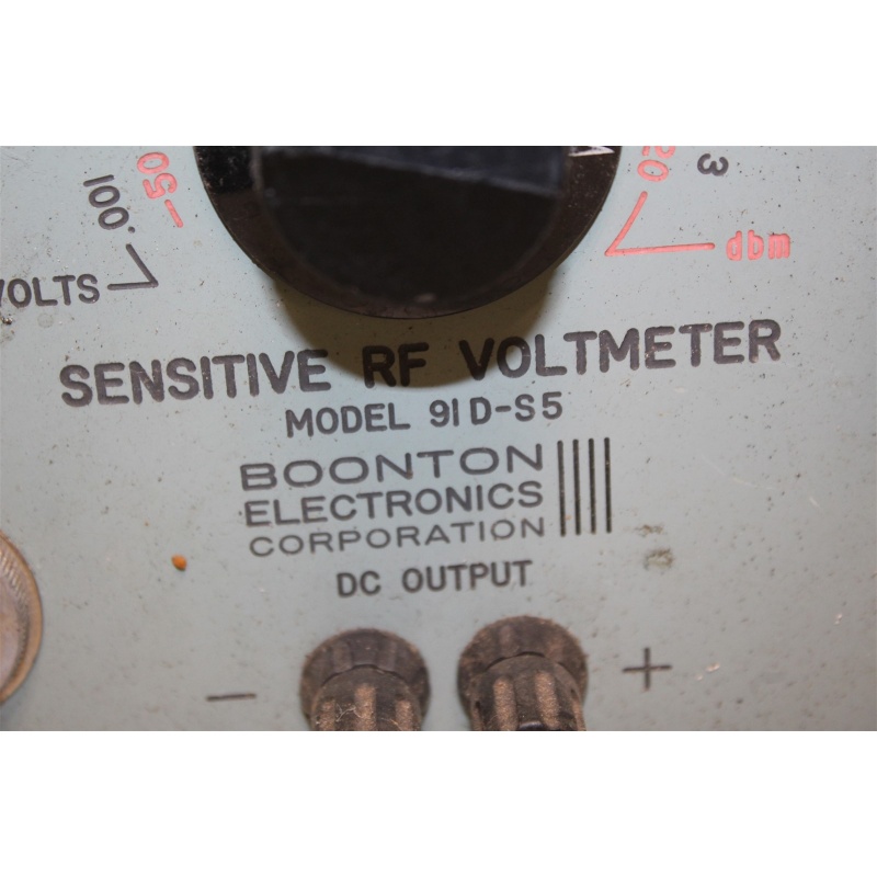 Boonton Electronics Sensitive RF Voltmeter Model 91D-S5