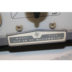 HP Hewlett·Packard 428-B Clip-On DC MilliAmmeter
