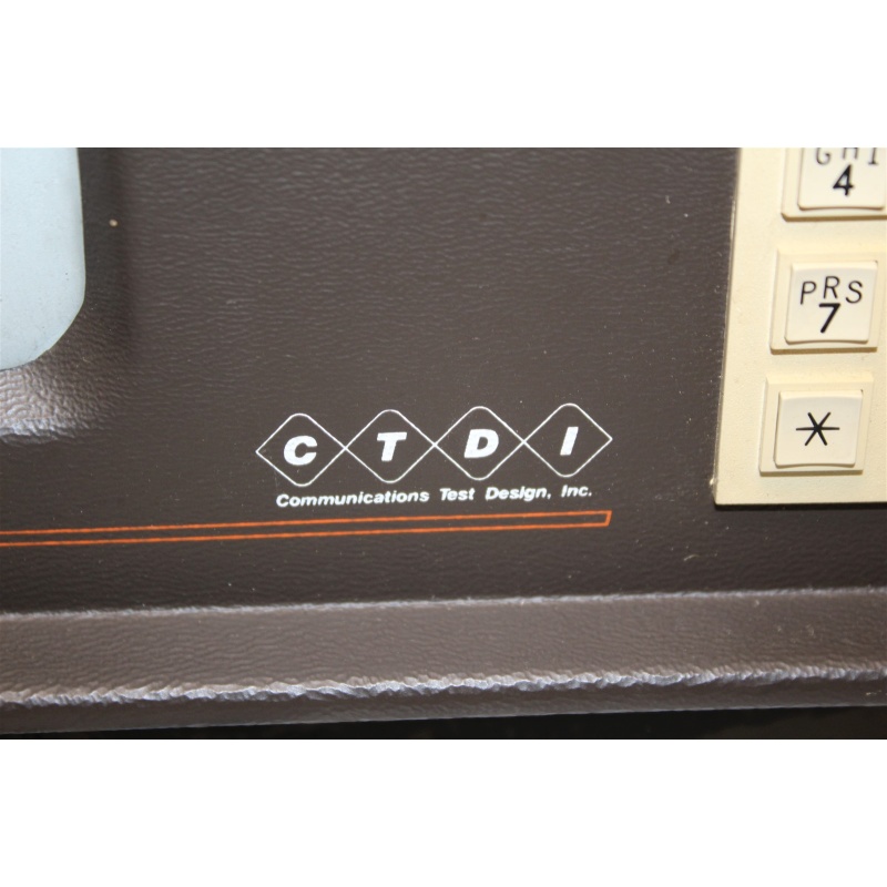 CTDI DCT Bank Analyzer - Communications Test Design