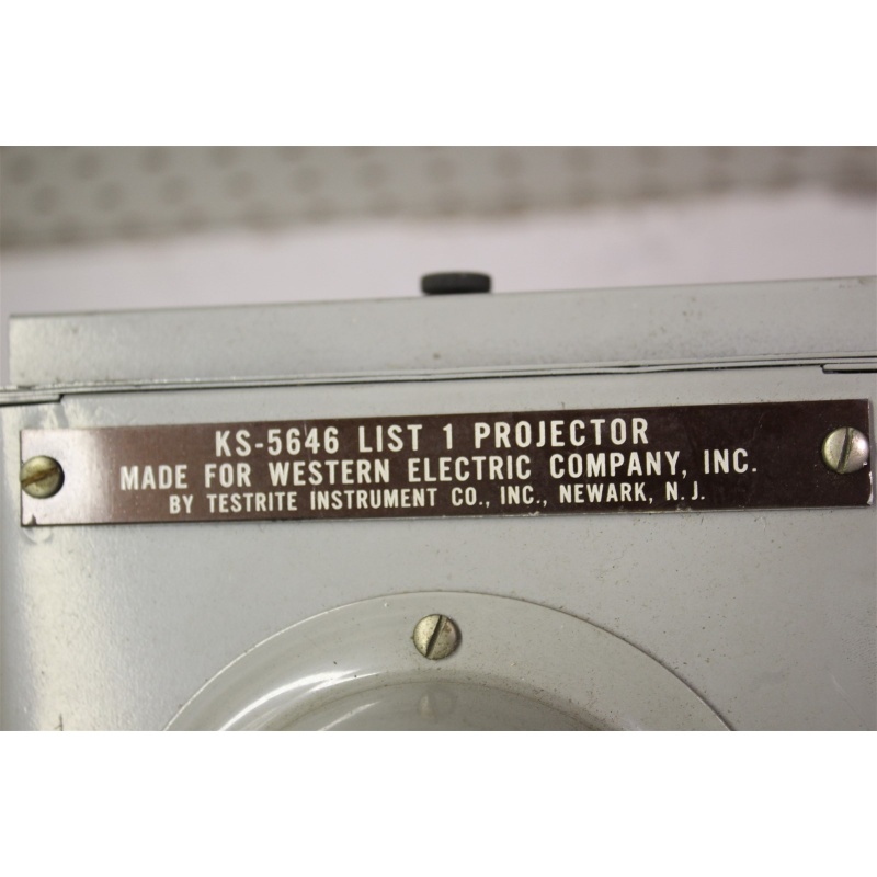 KS-5646 List 1 Projector Testrite Made For Western Electric