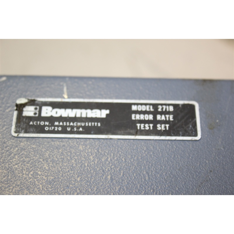 Bowmar 271B Error Rate Test Set