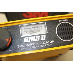 3M APC 1264 Dynatel EMS II Marker Locator Path Tracer Tracing Receiver w/ Case