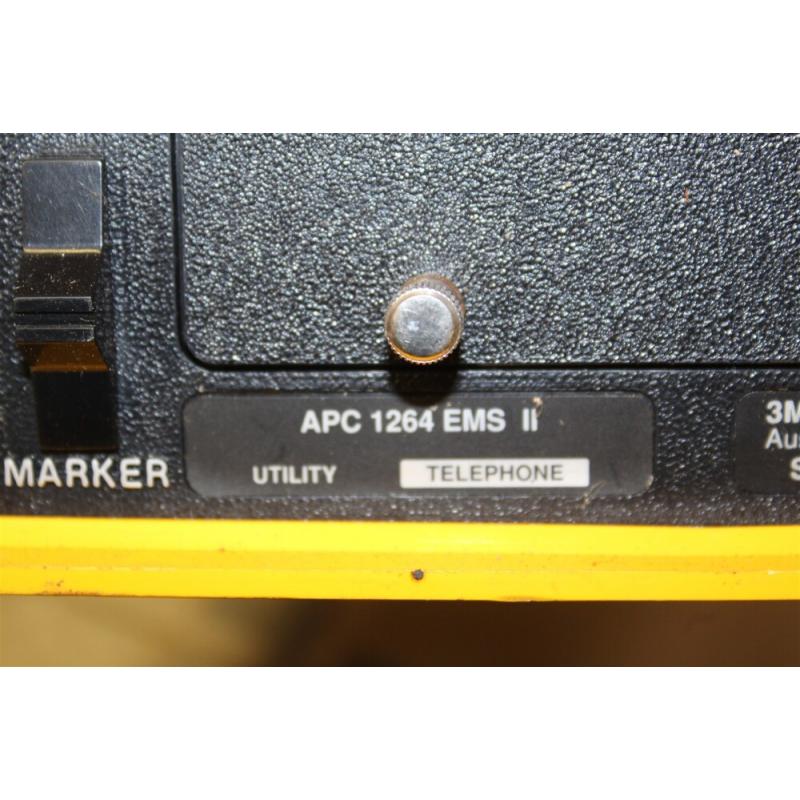 3M APC 1264 Dynatel EMS II Marker Locator Path Tracer Tracing Receiver w/ Case