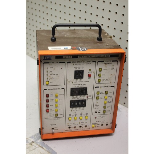 T-COM 515A DS1 PCM Simulator SN#: 200 Opt.: 01