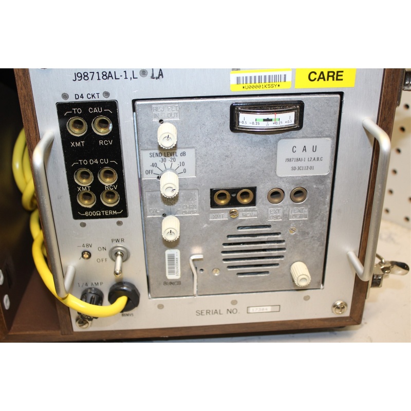 Western Electric D3/D4 Portable Test Set J98718AL-1,L1,A SD3C113-01