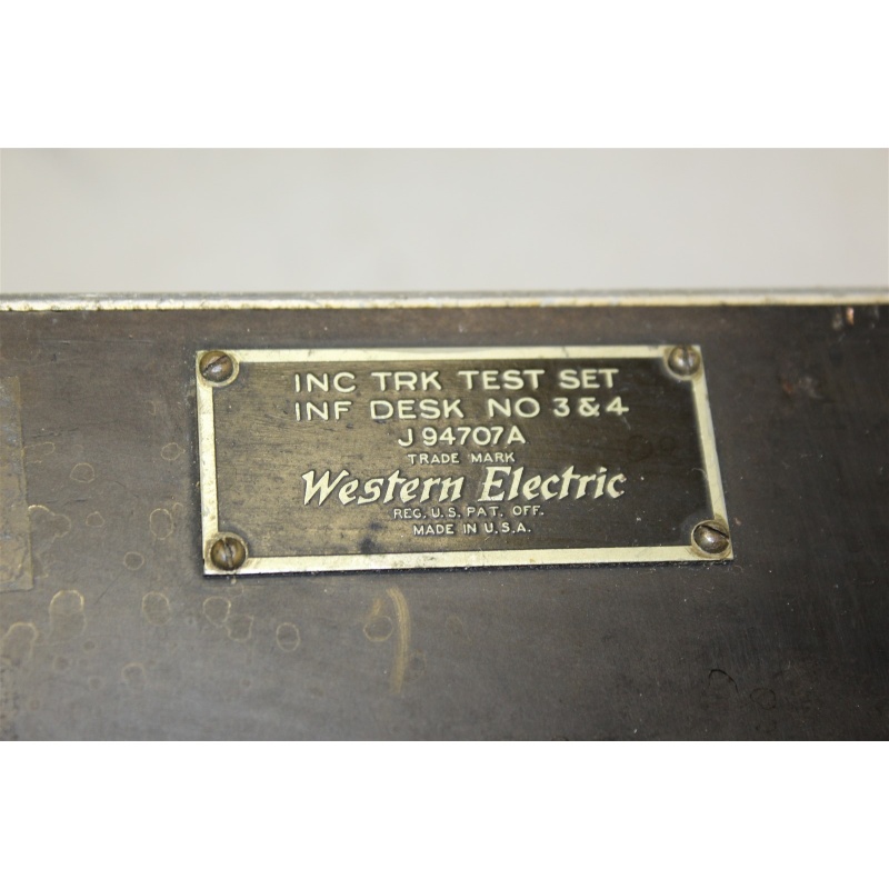 Western Electric J94707A INC TRK TEST SET INF DESK NO 3 & 4