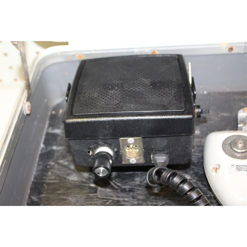 Motorola HMN1024B Hand Held Radio / Base Unit Unknown Mounted in Hard Case