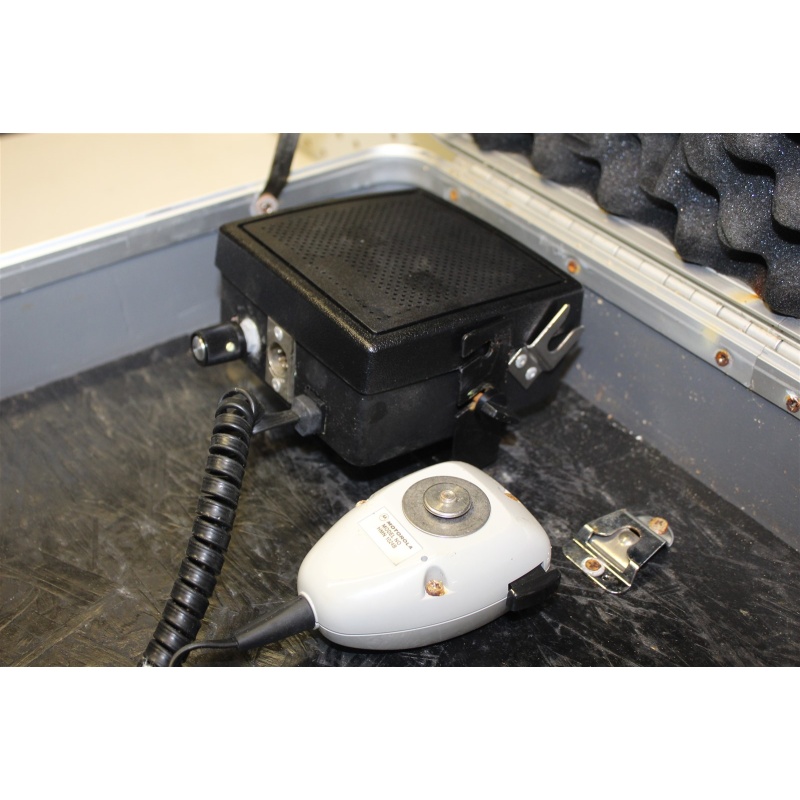 Motorola HMN1024B Hand Held Radio / Base Unit Unknown Mounted in Hard Case