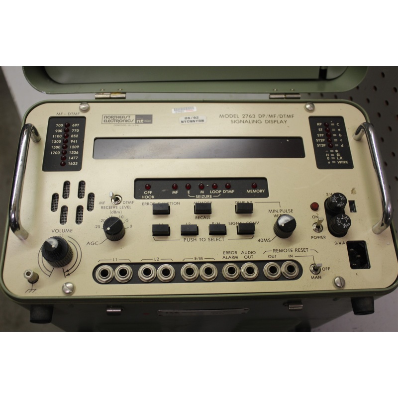 Northeast Electronics Northern Telecom DP MF DTMF Model 2763 Signaling Display