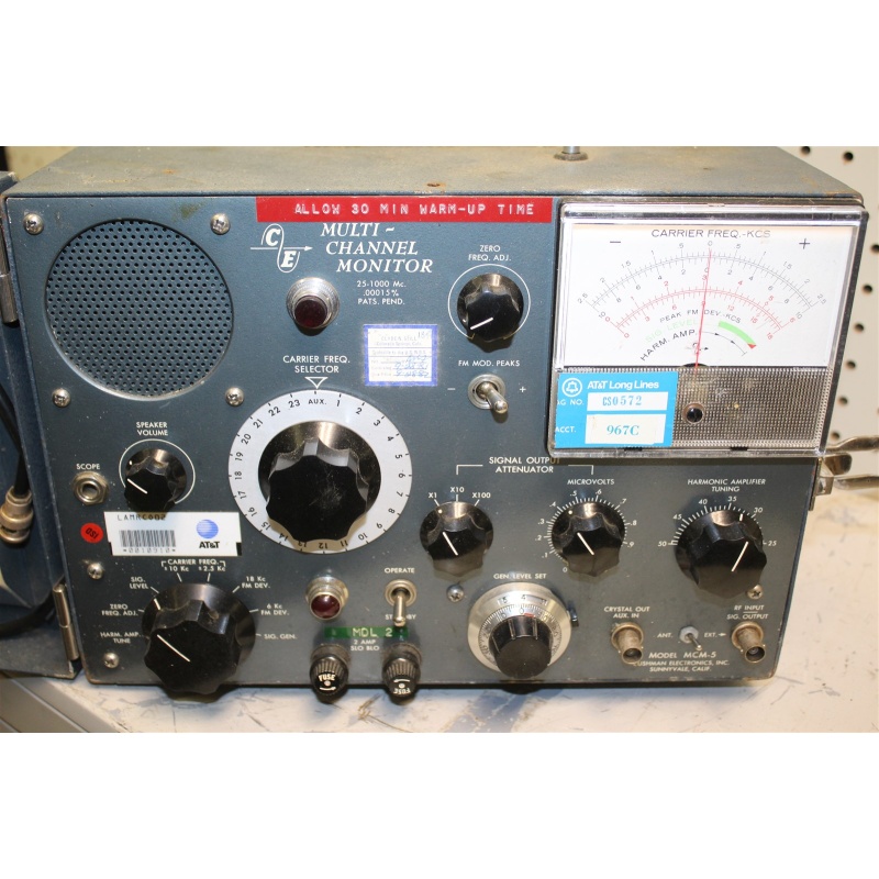 Cushman Electronics MCM-5 Multi Channel Monitor