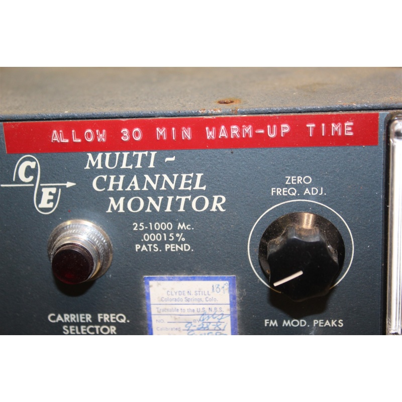 Cushman Electronics MCM-5 Multi Channel Monitor