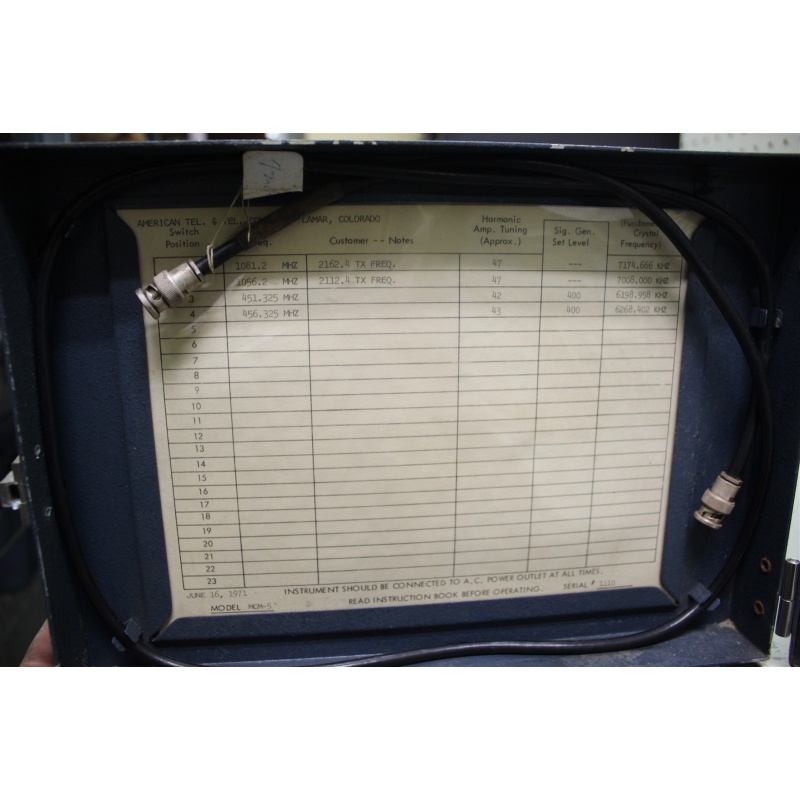 Cushman Electronics MCM-5 Multi Channel Monitor