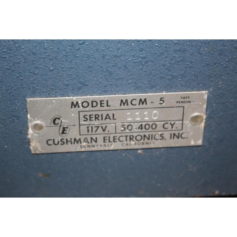 Cushman Electronics MCM-5 Multi Channel Monitor