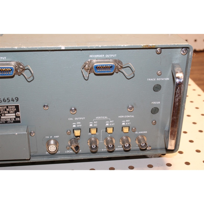 ANRITSU MICROWAVE RADIO TEST SET Displaying Unit MODEL ME645A ME 645A