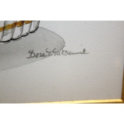 18.5 x 22.5 Framed Print Signed Dora T McDaniel