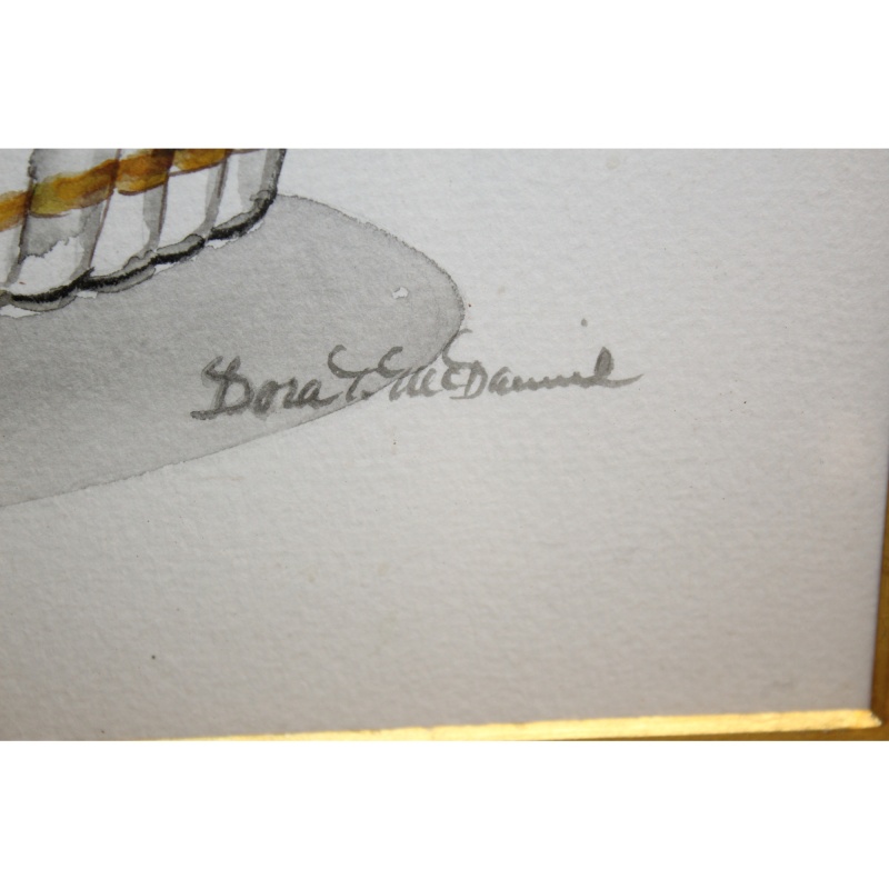 18.5 x 22.5 Framed Print Signed Dora T McDaniel