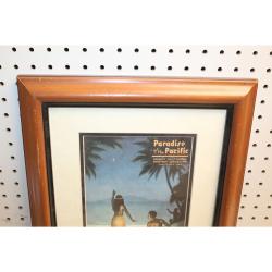 14 x 17.5 Framed Print HAWAII paradise of the pacific CHRISTMAS 1924