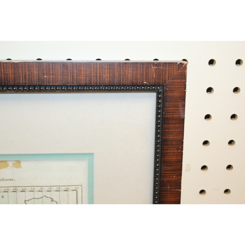 18 x 15.5 Framed Print MAPPEMONDE DAPRES MERCATOR J. COOK