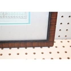 18 x 15.5 Framed Print MAPPEMONDE DAPRES MERCATOR J. COOK