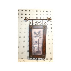 12.5 x 32 metal Framed art