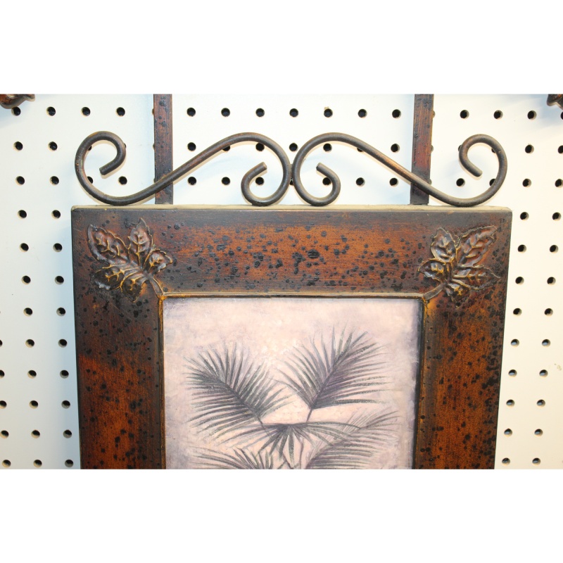 12.5 x 32 metal Framed art