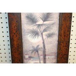 12.5 x 32 metal Framed art