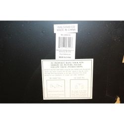 12.5 x 32 metal Framed art