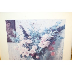 17.5 x 22 Framed Print FLORAL SPLENDOR FERNAND TOUSSAINT