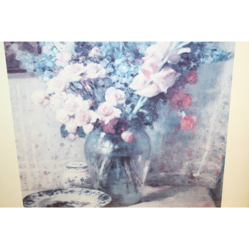 17.5 x 22 Framed Print FLORAL SPLENDOR FERNAND TOUSSAINT