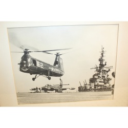 19 x 16 Framed Picture HUP UTILITY HELICOPTER VERTOL