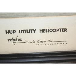 19 x 16 Framed Picture HUP UTILITY HELICOPTER VERTOL